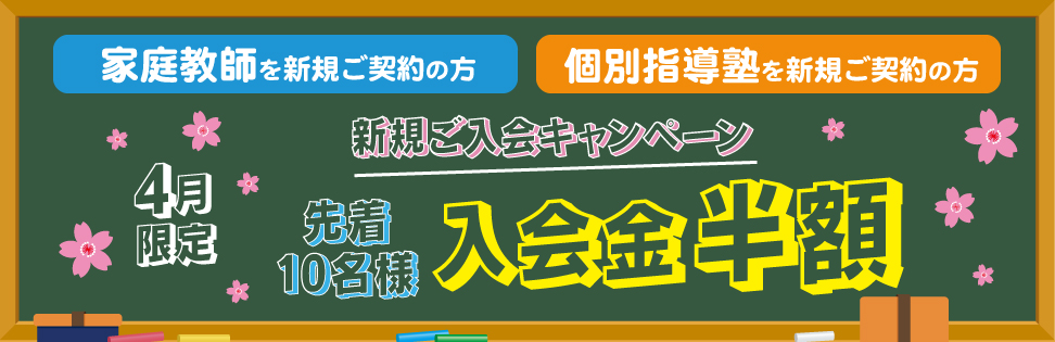 お得なキャンペーンを実施中です!詳しくはお問い合わせください