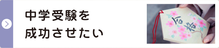 中学受験を成功させたい 解決策をみる