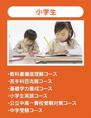 多種多様な小学生コース