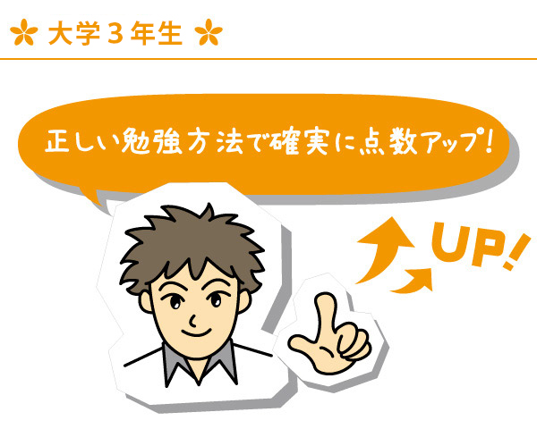 大学3年生 正しい勉強方法で確実に点数UP！