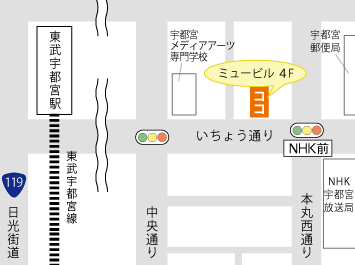 宇都宮支店アクセスマップ