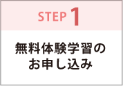 STEP1.無料授業のお申込み